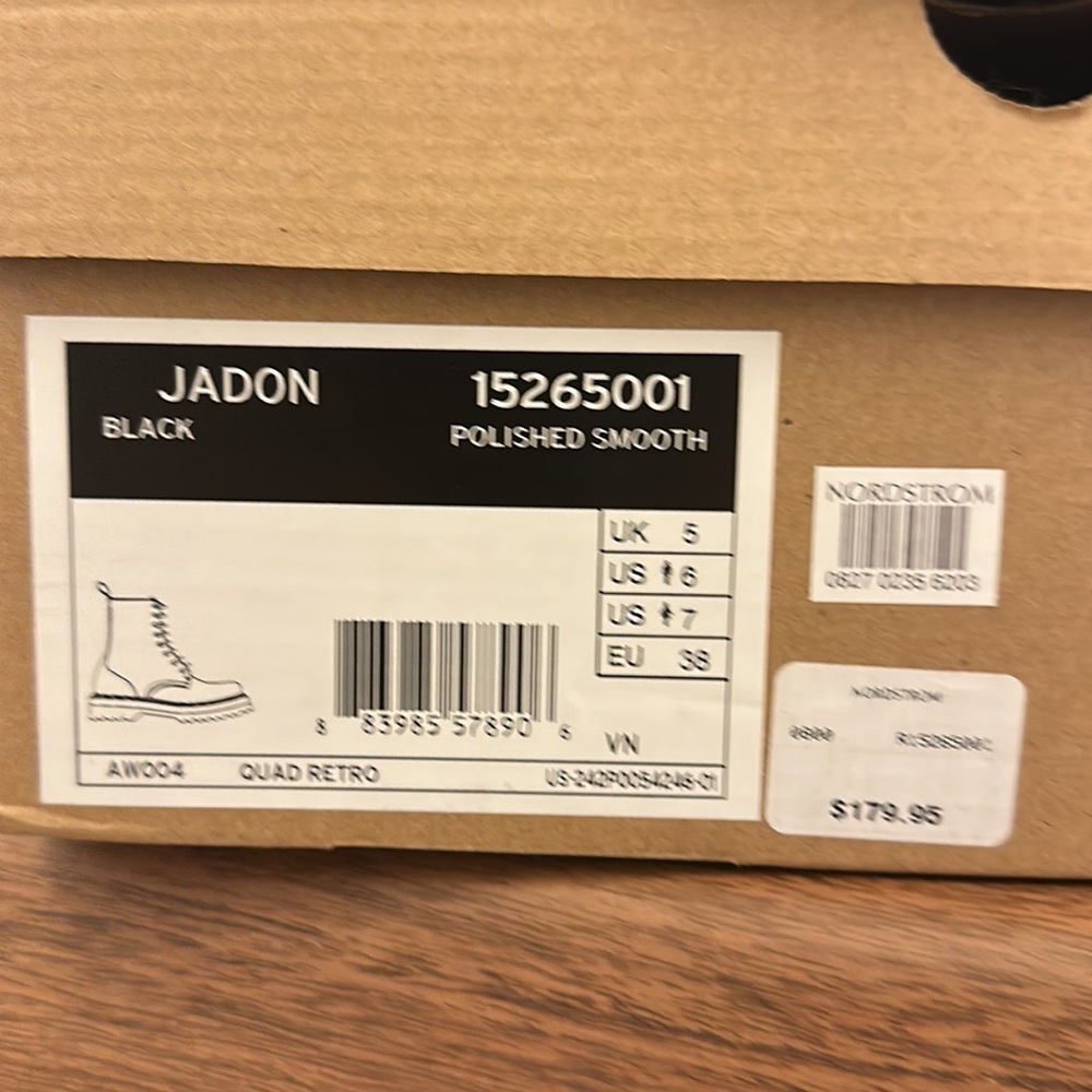 Dr. Martens Jadon Black Boots Like New - Picture 2 of 2